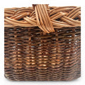 Cesta de mimbre grande para setas, hecha a mano con mimbre de alta calidad, ideal para almacenamiento