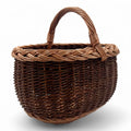 Cesta de mimbre grande para setas, hecha a mano con mimbre de alta calidad, ideal para recolectar setas.