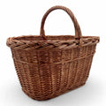 Cesta de mimbre grande para setas, hecha a mano con mimbre de alta calidad, ideal para recolectar setas.